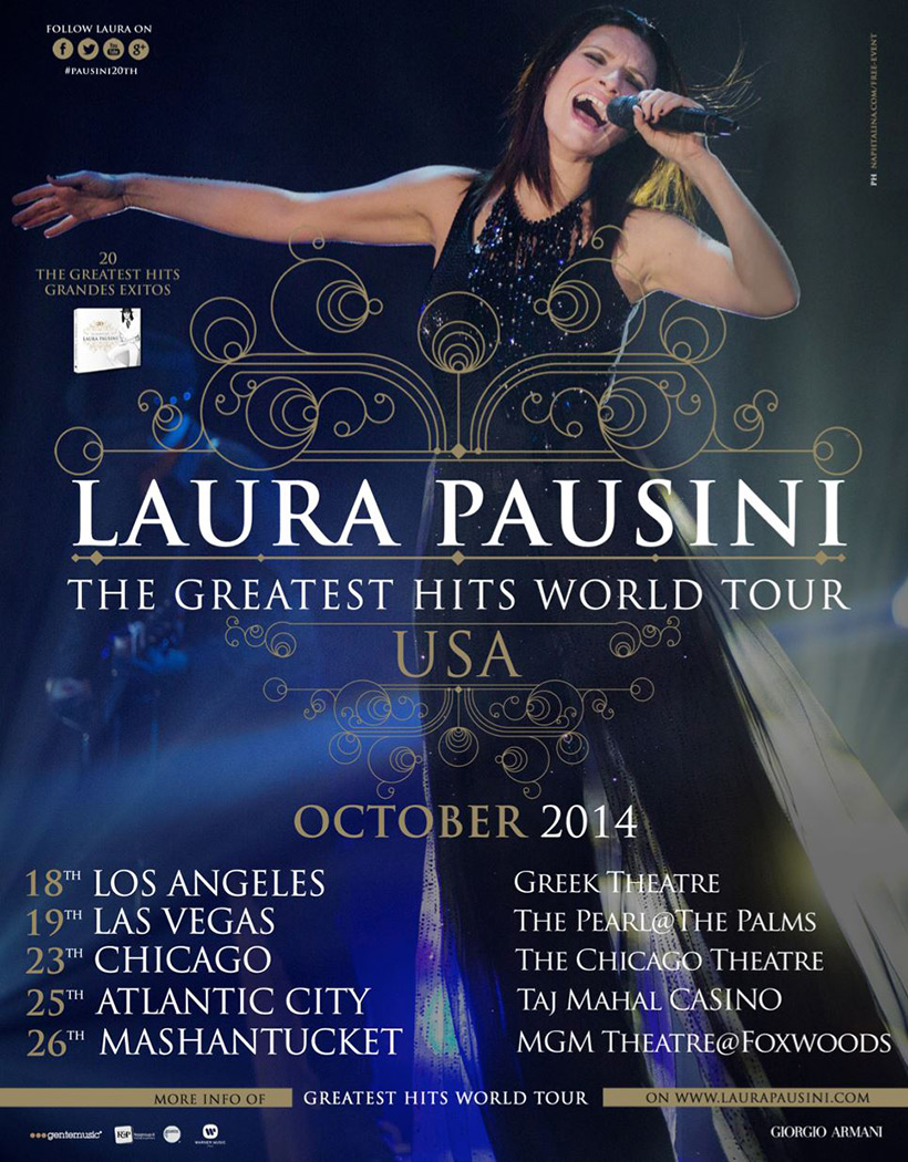 Laura Pausini a Las Vegas